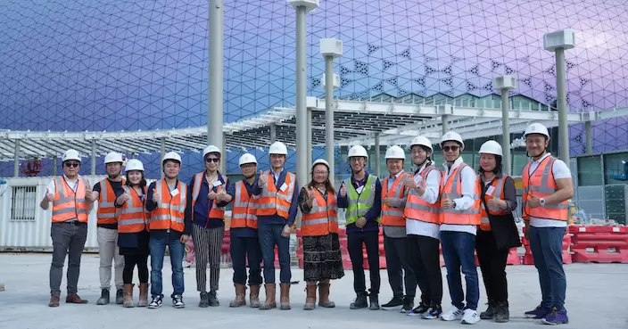 九龍城區議會訪啟德體育園 了解最新發展和工程進度