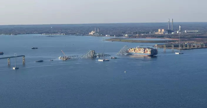 美國馬里蘭州長﹕將移走大橋殘骸開通臨時航道 盡快重開巴爾的摩港