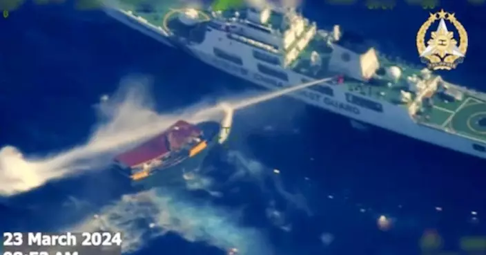 菲律賓指中國海警船射水炮阻補給 海警局：菲違諾作非正常運補