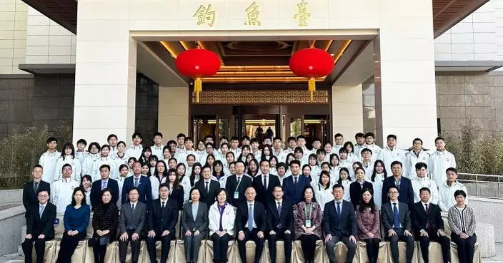 蔡若蓮赴京出席國家安全教育參訪團開營式