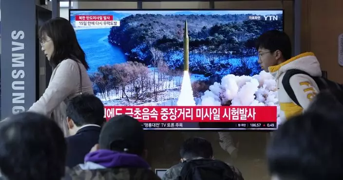 日韓指北韓向東部海域發射一枚彈道導彈