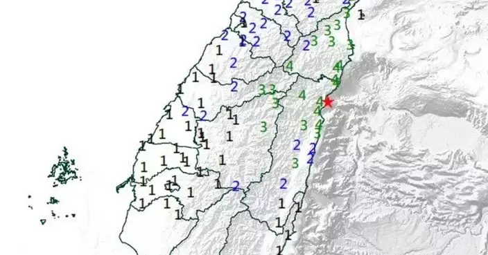 花蓮大地震 | 花蓮近海凌晨再發生5級以上地震
