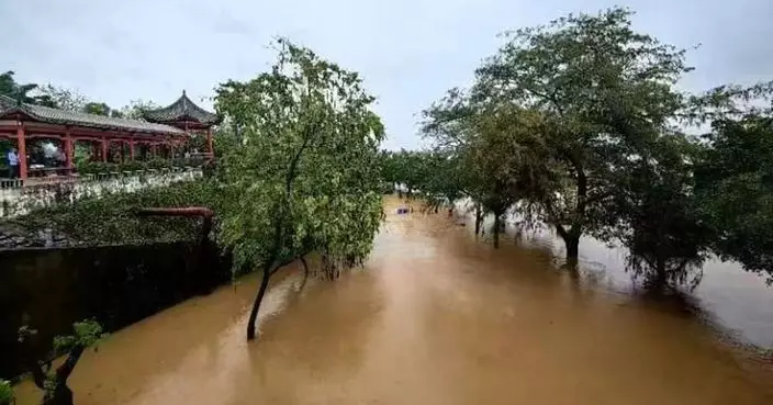 內地南方受暴雨影響 廣東部分地區出現水浸和山泥傾瀉