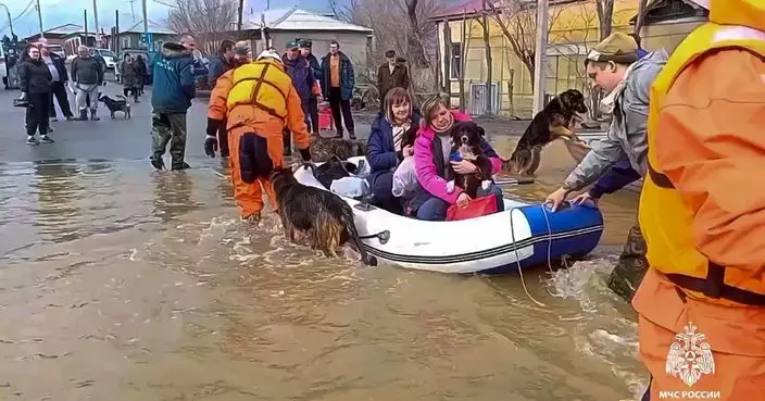 俄羅斯一座大壩決堤 逾6000座住宅大樓被淹