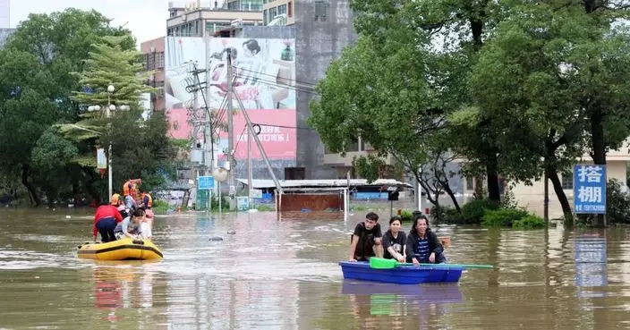 廣東持續暴雨引發洪水累計116萬戶停電 現近8成用戶已復電