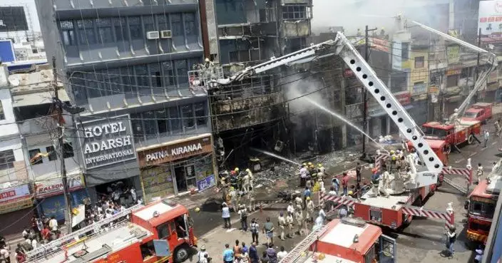 印度東部酒店大火 至少6死18傷