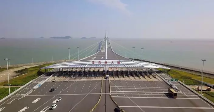 新華社：港珠澳大橋珠海出入境車輛次數破千萬