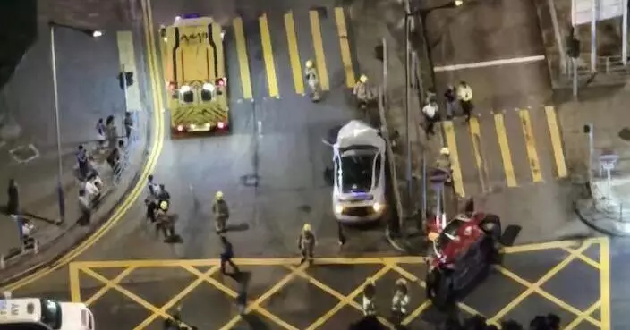 的士私家車相撞 油麗邨交通意外5人傷
