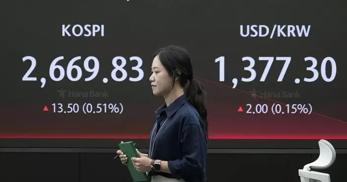 韓股高收逾1%