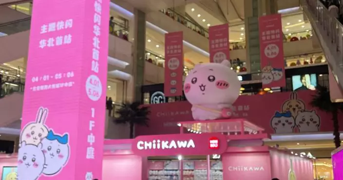 MINISO聯乘Chiikawa推限定商品 上海店10小時銷售額達289萬