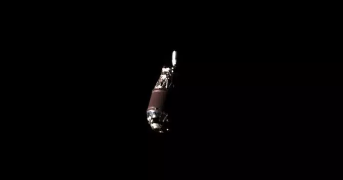 太空垃圾首次曝光 「清道夫」衛星近距離拍下火箭殘骸