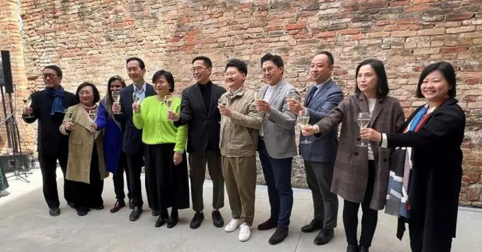 楊潤雄主持威尼斯視藝雙年展香港展開幕