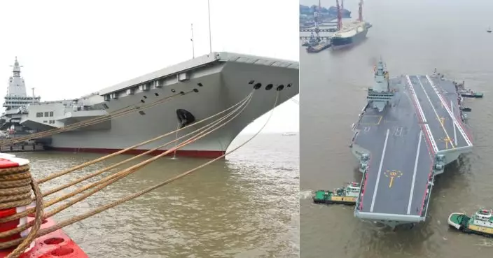福建艦首次海試 甲板未再放模型機 專家：建造水準無疑是常規動力航母天花板