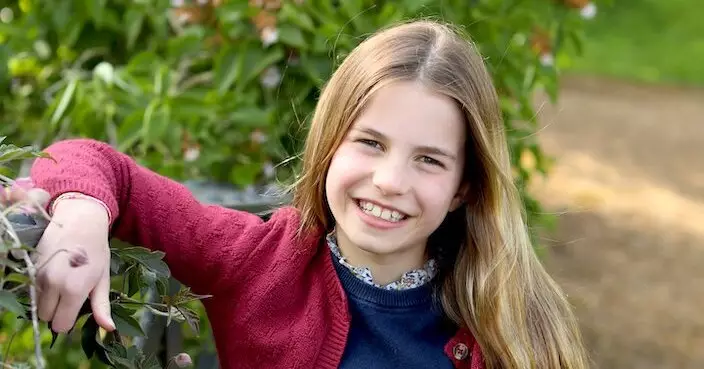 英王室公布夏洛特公主9歲生日照 感謝公眾善意祝福