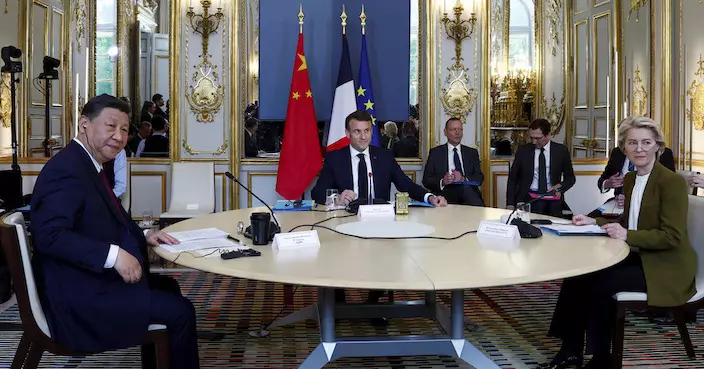 習近平晤馬克龍和馮德萊恩 中法歐領導人三方會談巴黎舉行
