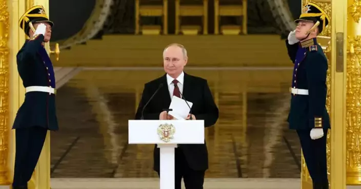 普京完成宣誓續任俄羅斯總統 展開第五個任期