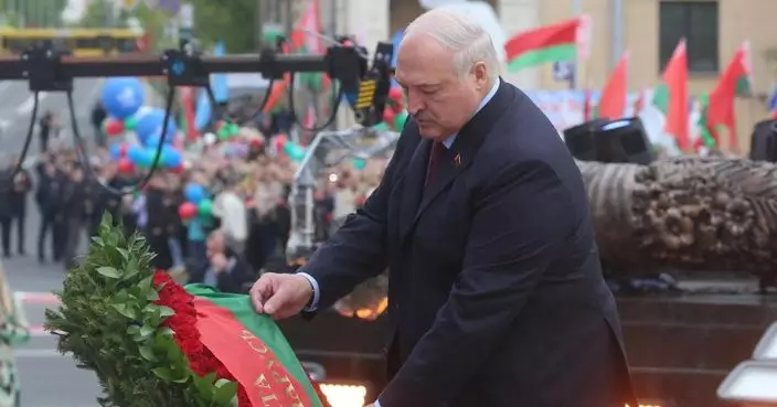 白俄羅斯為紀念衛國戰爭勝利79周年 舉行集會獻花等活動　