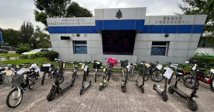 警方新界北拘34人  涉非法駕駛電動單車和電動滑板車　