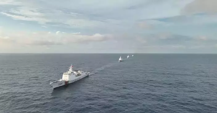海警艦艇編隊台島以東海域展開綜合執法演練