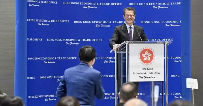 陳茂波：香港正為粵港澳及三藩市兩個灣區建立商業夥伴關係