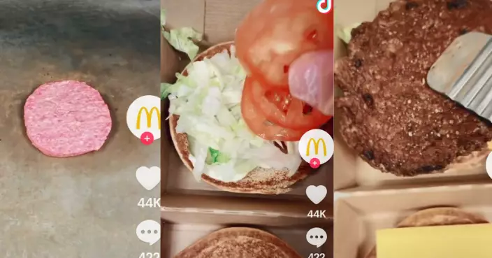 美麥當勞員工拍片揭「四盎司牛肉堡」製作過程！網驚：竟是新鮮肉