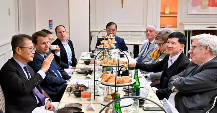 陳茂波到訪法國 向金融及商界介紹香港最新情況