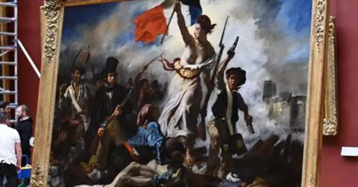 時隔6個月 法國國寶級名畫《自由引導人民》還原「本色」再公開展出