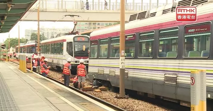 輕鐵鍾屋村站附近列車脫軌事故　港鐵初步懷疑涉路軌上外來物