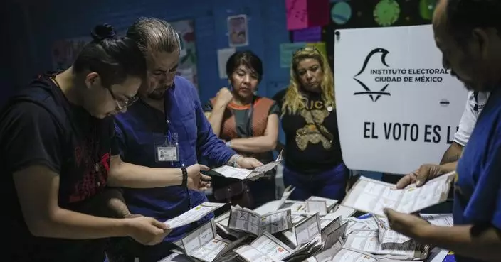 墨西哥選舉   執政黨所屬競選聯盟總統候選人得票領先