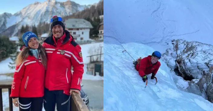 登700米高山峰！意職業滑雪選手和女友雙雙墜亡 遺體尋得仍綁一起
