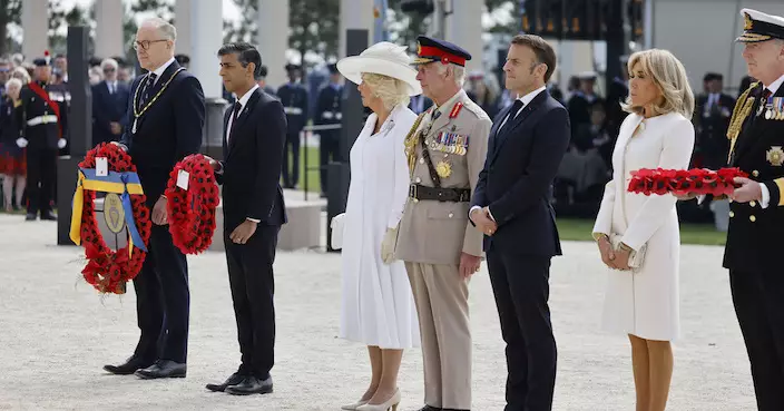 法國舉行諾曼第登陸80周年紀念活動 多國政要出席