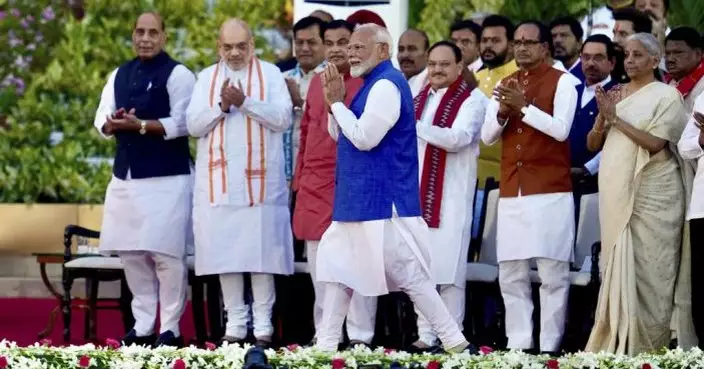 莫迪宣誓就任印度總理展開第3個任期 強調榮幸為國家服務