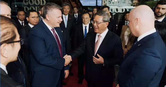 李強與拉克森參觀恆天然集團總部 強調兩國加強農產品貿易及交流
