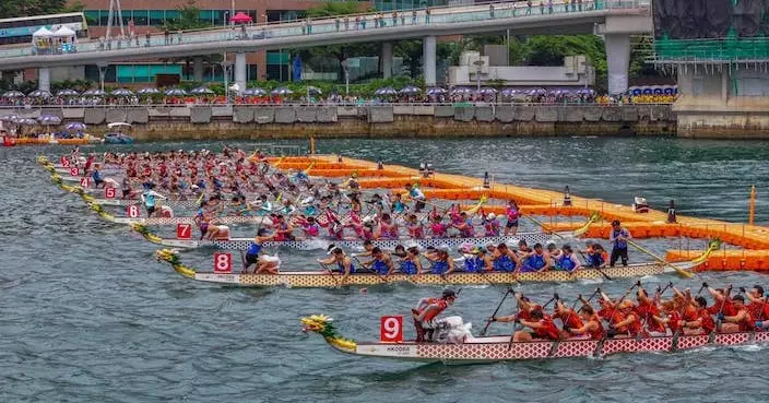 香港國際龍舟邀請賽尖東海濱繼續上演 旅客指賽事精彩