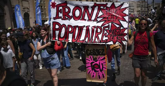 法國多處有大規模遊行 抗議極右翼政黨「國民聯盟」崛起