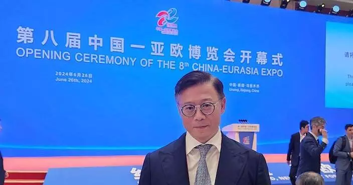 張國鈞烏魯木齊出席博覽會 稱香港可和亞歐國家經貿合作共建「一帶一路」
