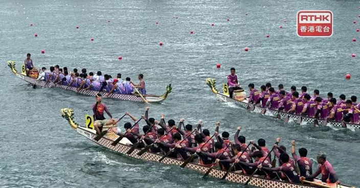 香港國際龍舟邀請賽繼續在尖東海濱舉行　有旅客形容賽事精彩