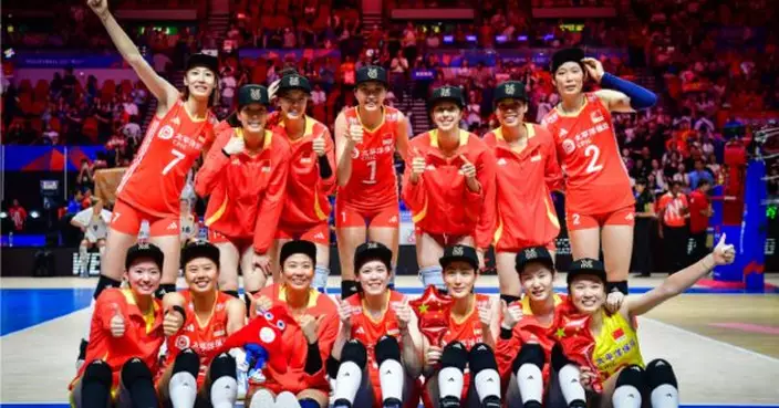 中國女排在世聯賽香港站四戰全勝　總決賽將與日本爭四強