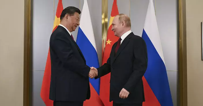 習近平於哈薩克與普京舉行中俄元首會談