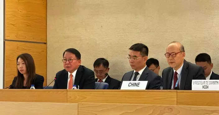 陳國基出席聯合國人權理事會會議 稱立法保障國家安全市民重拾繁榮生活
