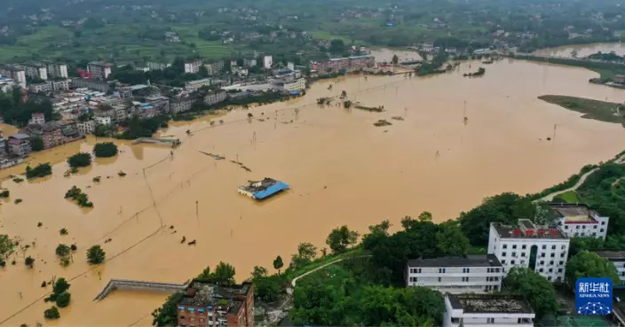 重慶部分河流或超警戒水位　調派應急救援隊涉險地點駐防