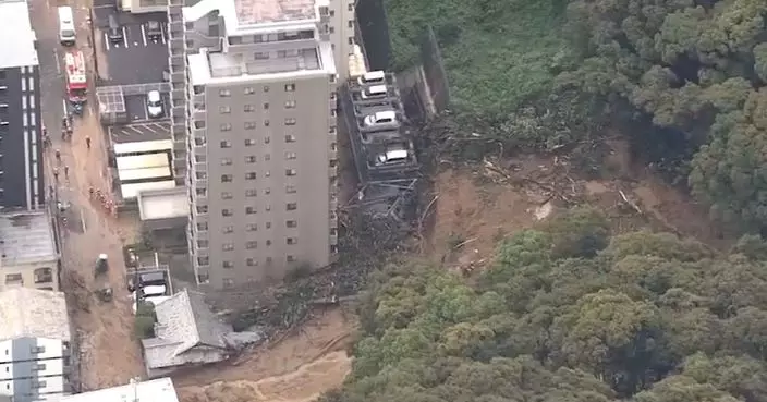 日本愛媛縣松山市發生山泥傾瀉 3名居民懷疑被埋