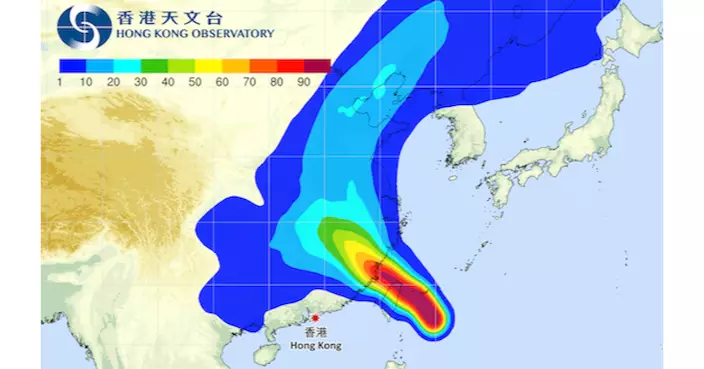 天文台：超強颱風格美晚上將入本港800公里範圍 或發一號信號