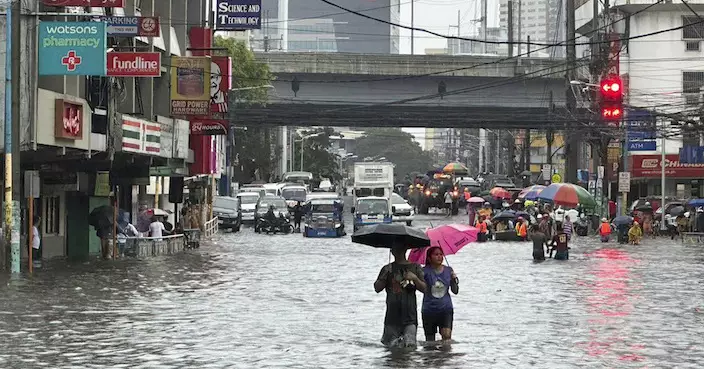 格美早前吹襲菲律賓最少13死 馬尼拉水浸搜救人員助民眾撤離