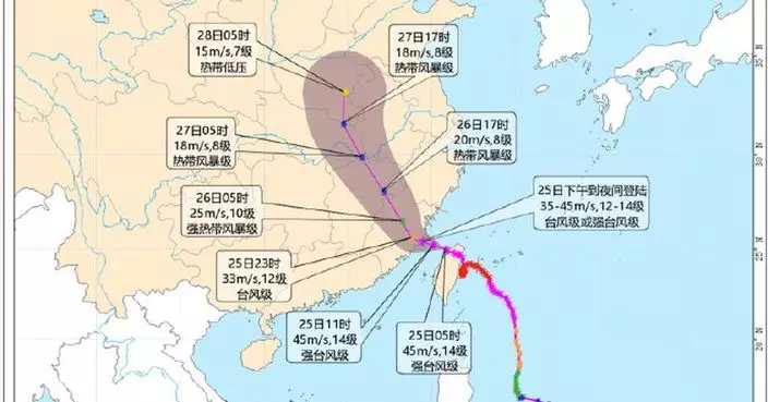 福建防颱風應急響應提升至一級 旅客列車停開渡輪停航