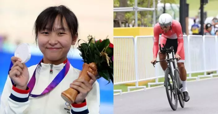 巴黎奧運｜港隊單車代表李思穎及劉允祐共出戰三個項目