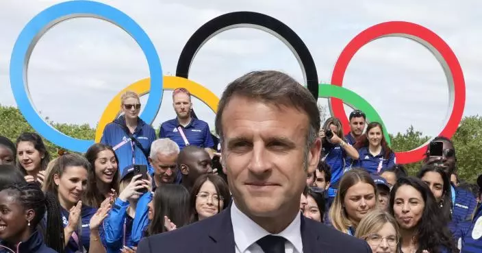 巴黎奧運｜馬克龍到訪奧運村  稱巴黎已準備好