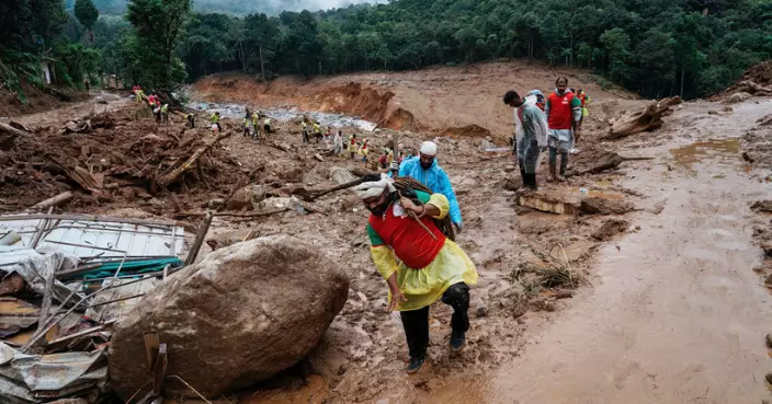 印度南部山泥傾瀉增至256人死  逾220人仍失蹤　