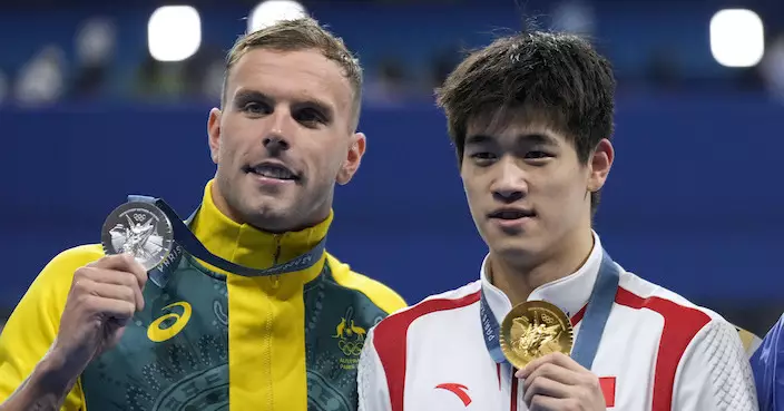 巴黎奧運｜澳洲教練質疑潘展樂成績 銀牌得主﹕潘配得上這面金牌