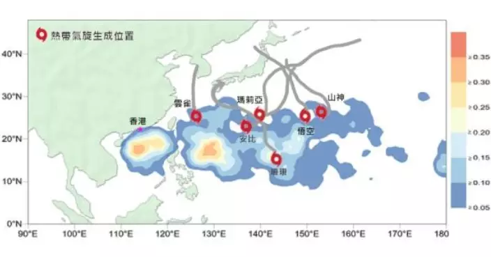 本港今年風季「未完待續」 天文台：仍或有3至5個熱帶氣旋闖港500公里